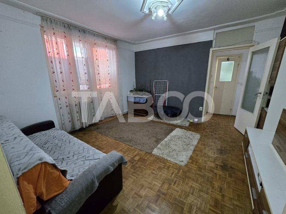Apartament 2 camere de vanzare etaj intermediar 2 balcon Rahovei Sibiu in Sibiu - Rahovei