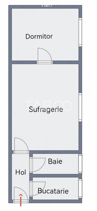 Apartament 2 camere de vanzare la parter langa Piata Rahovei in Sibiu