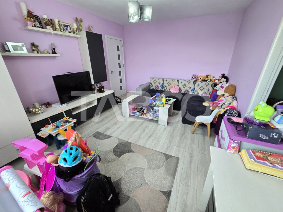 Apartament 2 camere de vanzare mobilat 47 mpu zona Central-Dioda Sibiu