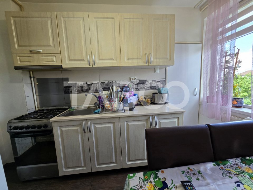 Apartament 2 camere de vanzare mobilat 47 mpu zona Central-Dioda Sibiu