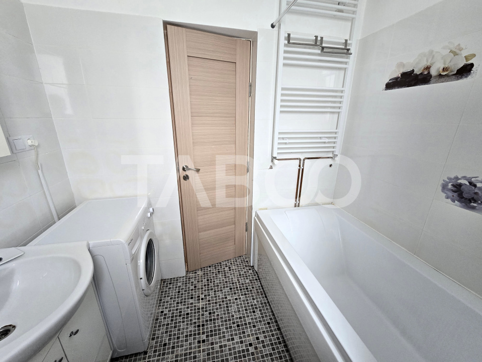 Apartament 2 camere de vanzare mobilat gradina parcare Selimbar Sibiu