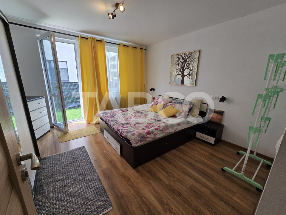 Apartament 2 camere de vanzare mobilat gradina parcare Selimbar Sibiu