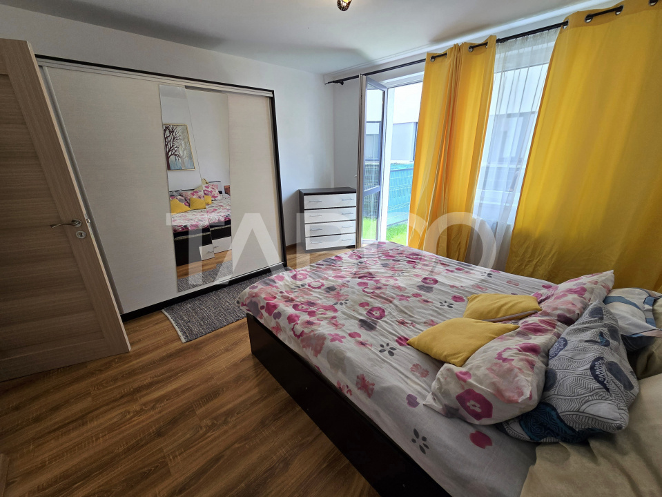 Apartament 2 camere de vanzare mobilat gradina parcare Selimbar Sibiu