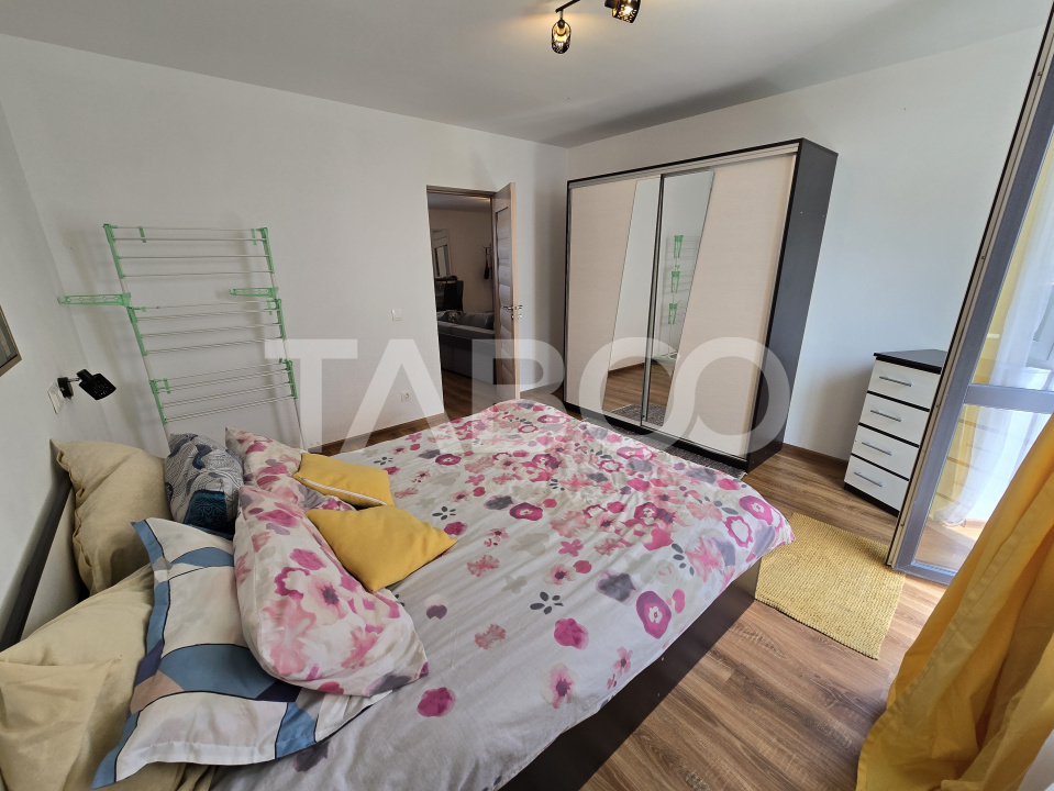 Apartament 2 camere de vanzare mobilat gradina parcare Selimbar Sibiu