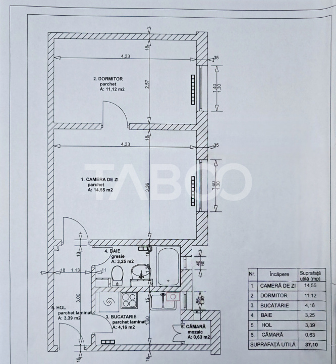 Apartament 2 camere de vanzare mobilat Mihai Viteazul Cedonia Sibiu