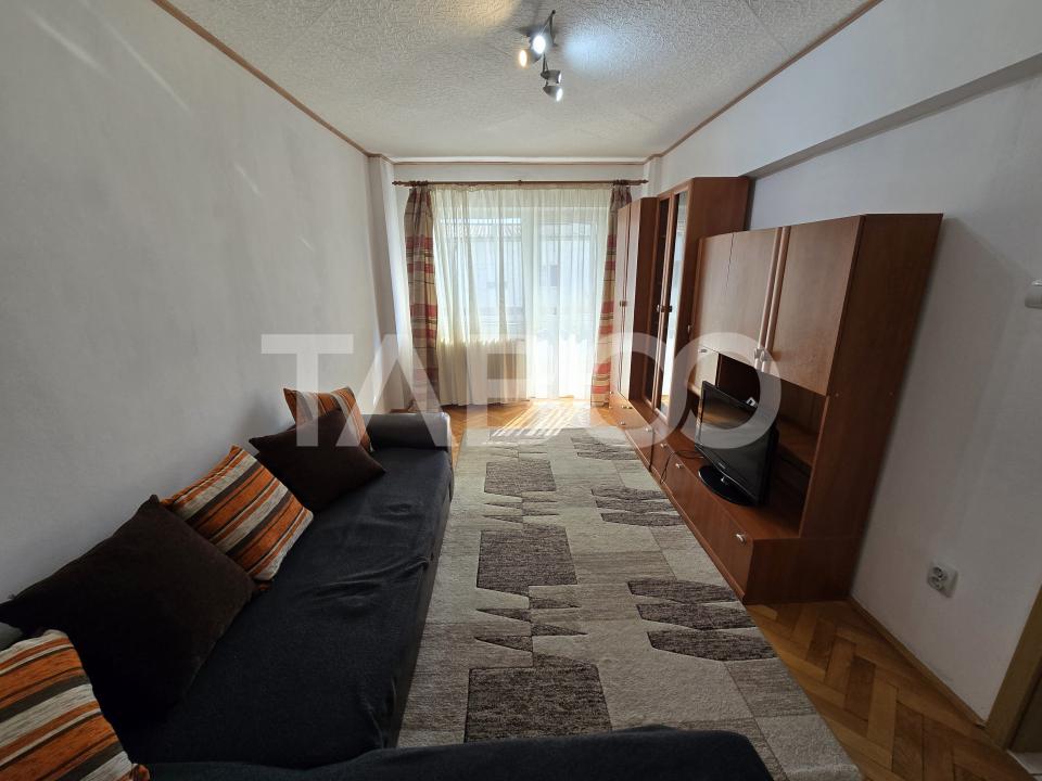Apartament 2 camere de vanzare mobilat pivnita balcon Siretului Sibiu