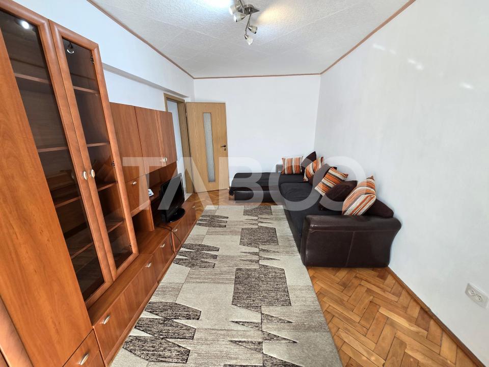 Apartament 2 camere de vanzare mobilat pivnita balcon Siretului Sibiu