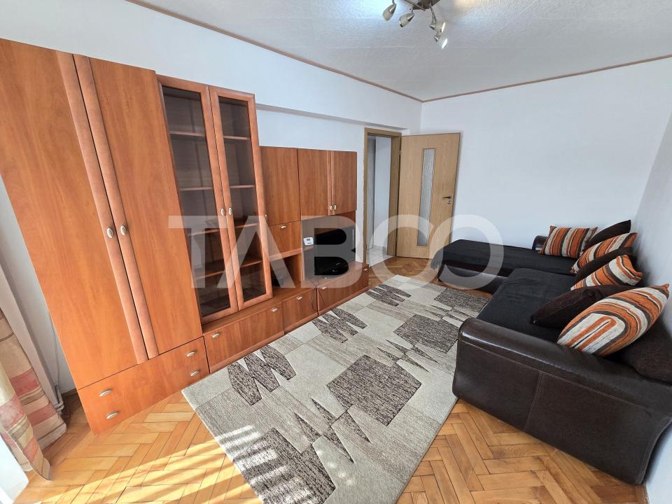 Apartament 2 camere de vanzare mobilat pivnita balcon Siretului Sibiu