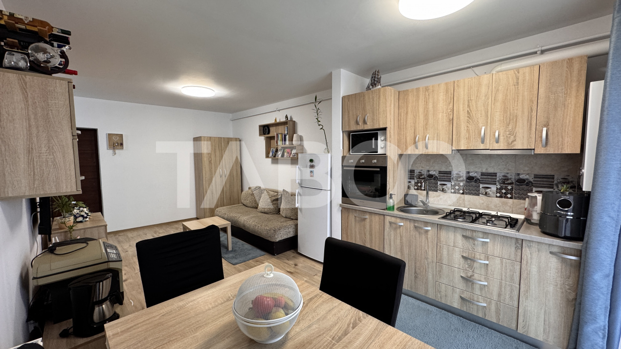 Apartament 2 camere de vanzare mobilat utilat 39mp Magnolia Sibiu