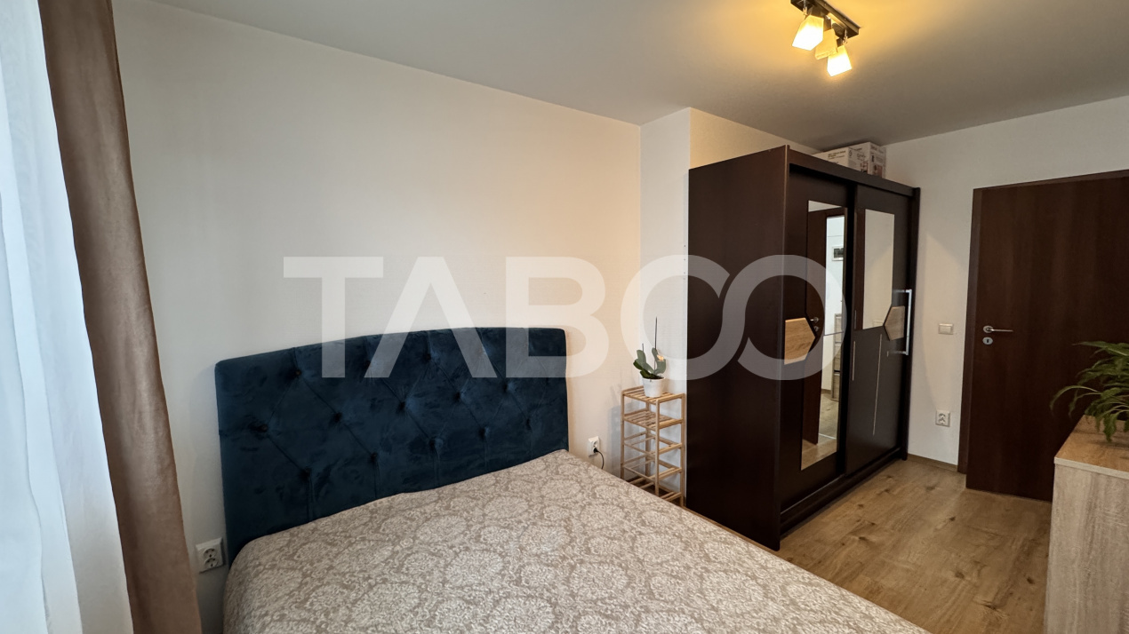 Apartament 2 camere de vanzare mobilat utilat 39mp Magnolia Sibiu
