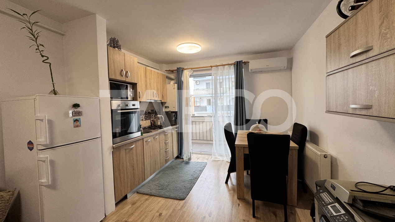 Apartament 2 camere de vanzare mobilat utilat 39mp Magnolia Sibiu