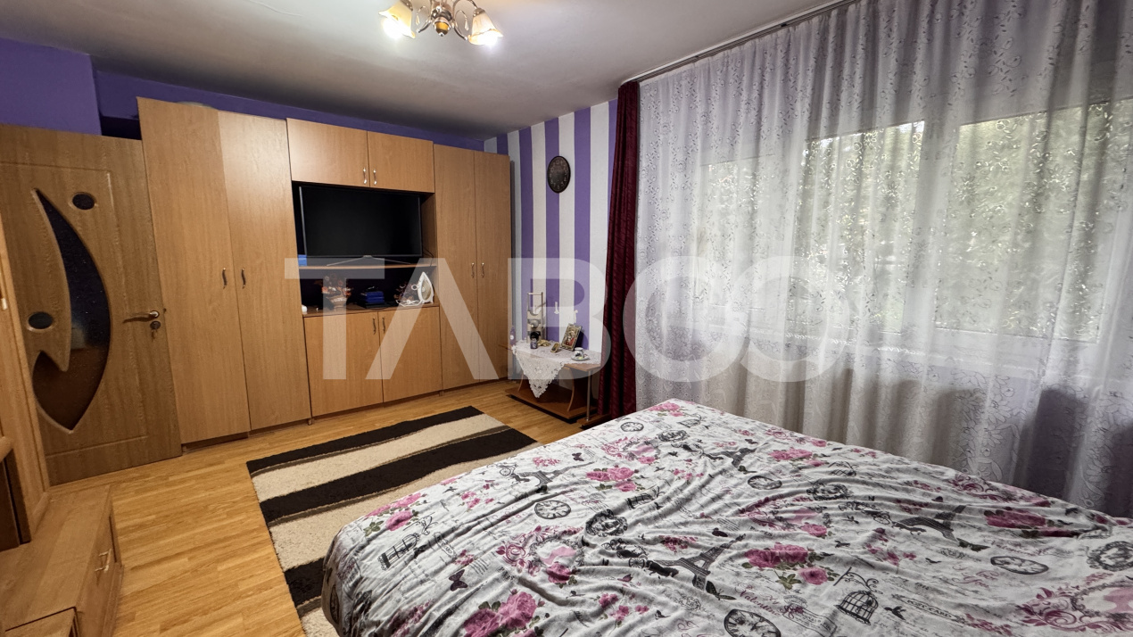 Apartament 2 camere de vanzare mobilat utilat 64 mpu Broscarie Sibiu