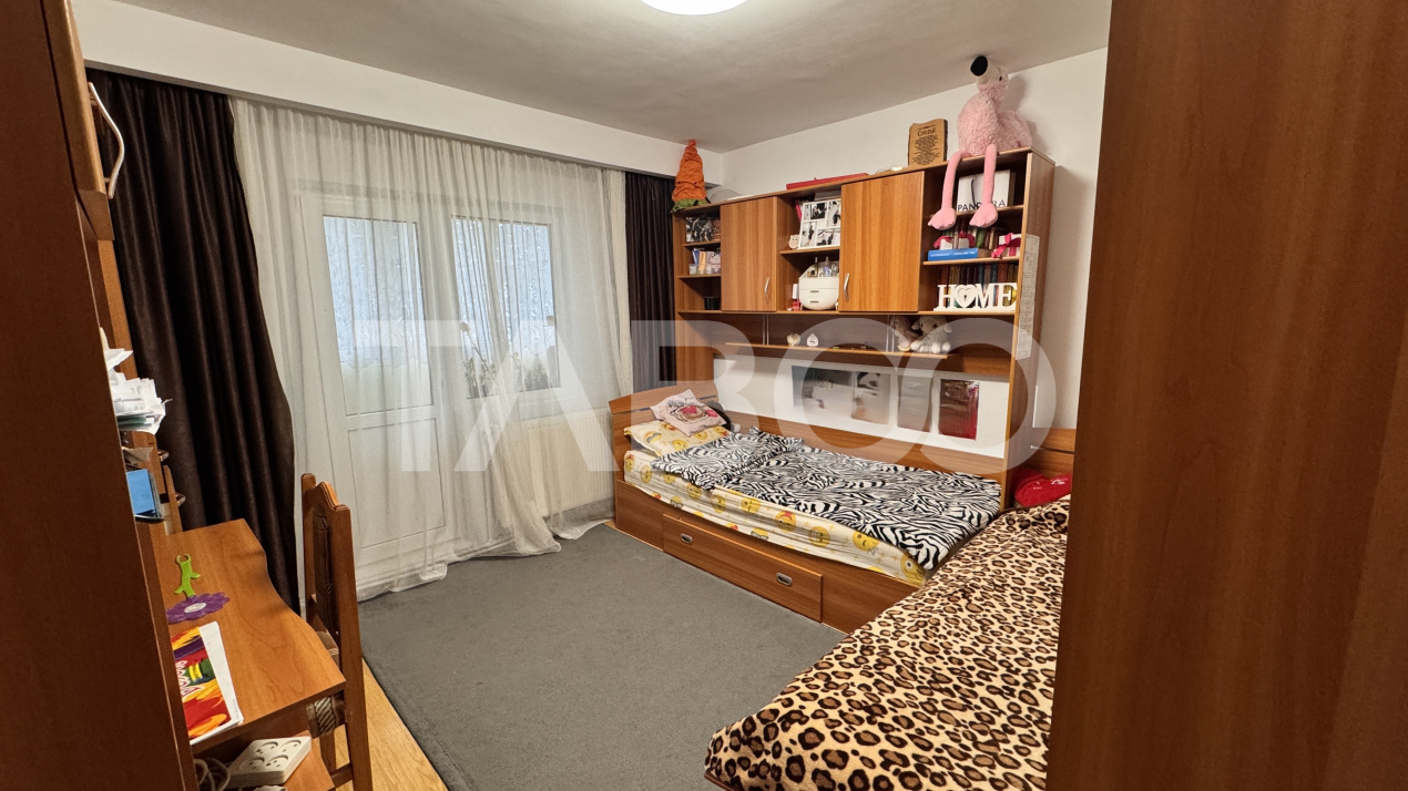 Apartament 2 camere de vanzare mobilat utilat 64 mpu Broscarie Sibiu