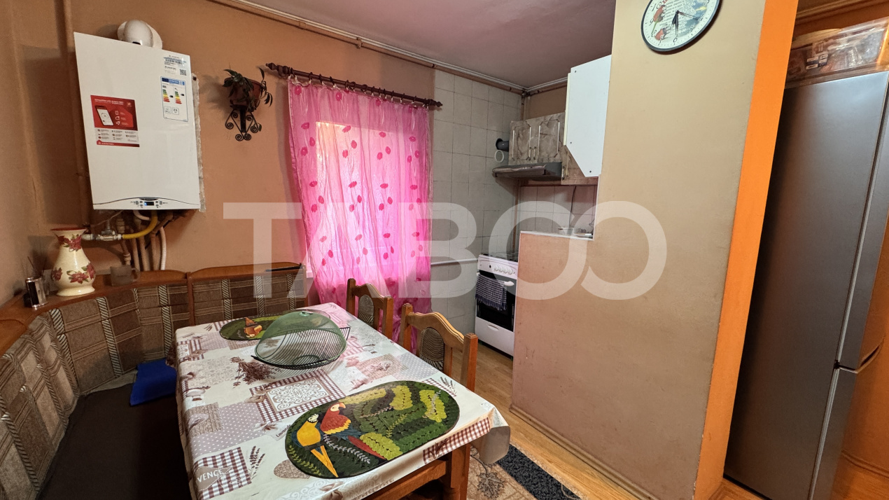 Apartament 2 camere de vanzare mobilat utilat 64 mpu Broscarie Sibiu