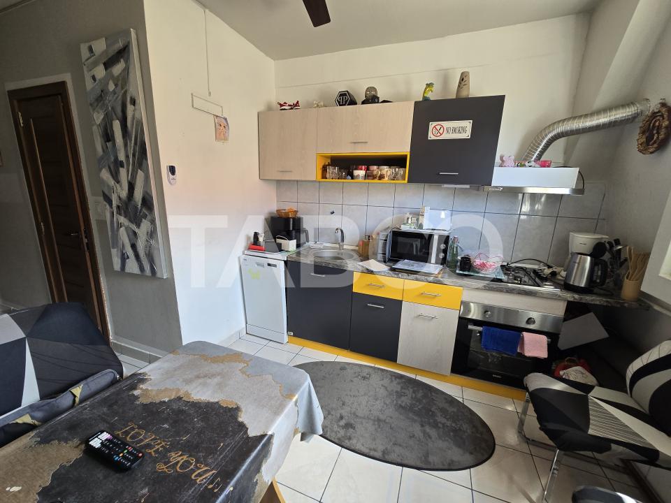 Apartament 2 camere de vanzare mobilat utilat in Broscarie Sibiu