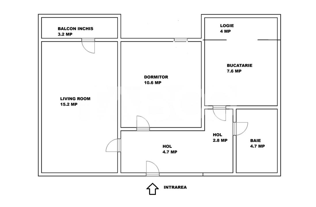 Apartament 2 camere de vanzare zona Spitalului si Medicina Sibiu