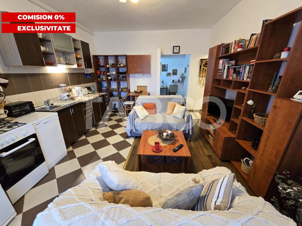 Apartament 2 camere etaj 2 balcon lift Doamna Stanca Sibiu Comision 0 in Sibiu - Mihai Viteazu