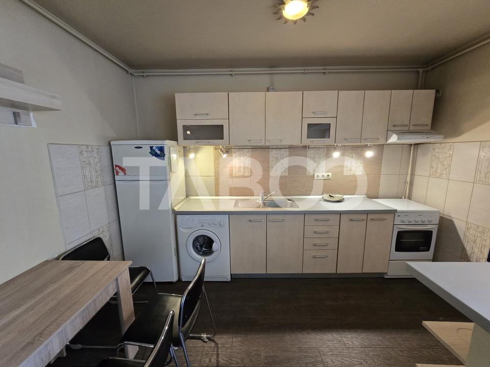 Apartament 2 camere etaj 3 mobilat utilat parcare lift Terezian Sibiu