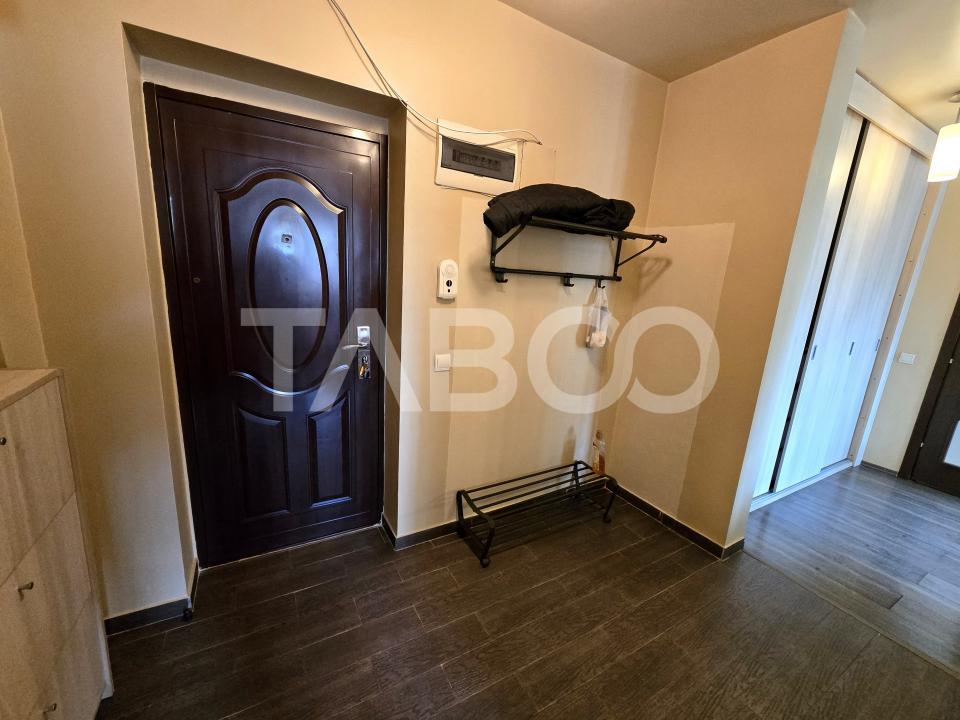 Apartament 2 camere etaj 3 mobilat utilat parcare lift Terezian Sibiu