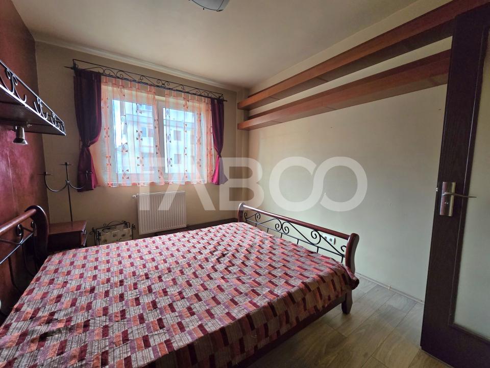 Apartament 2 camere etaj 3 mobilat utilat parcare lift Terezian Sibiu