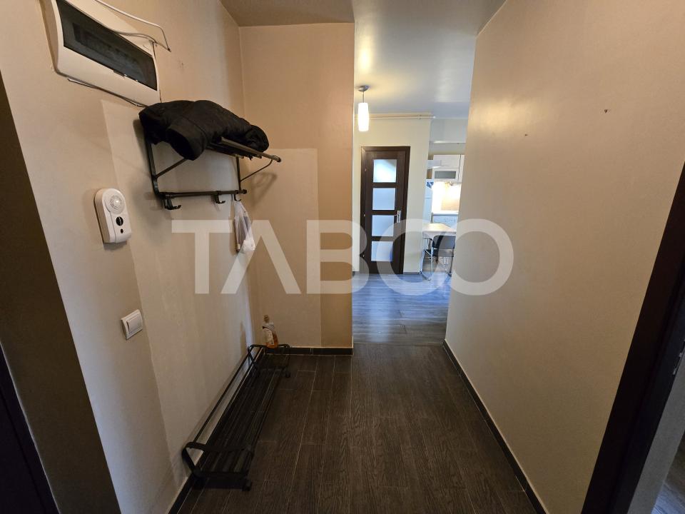Apartament 2 camere etaj 3 mobilat utilat parcare lift Terezian Sibiu