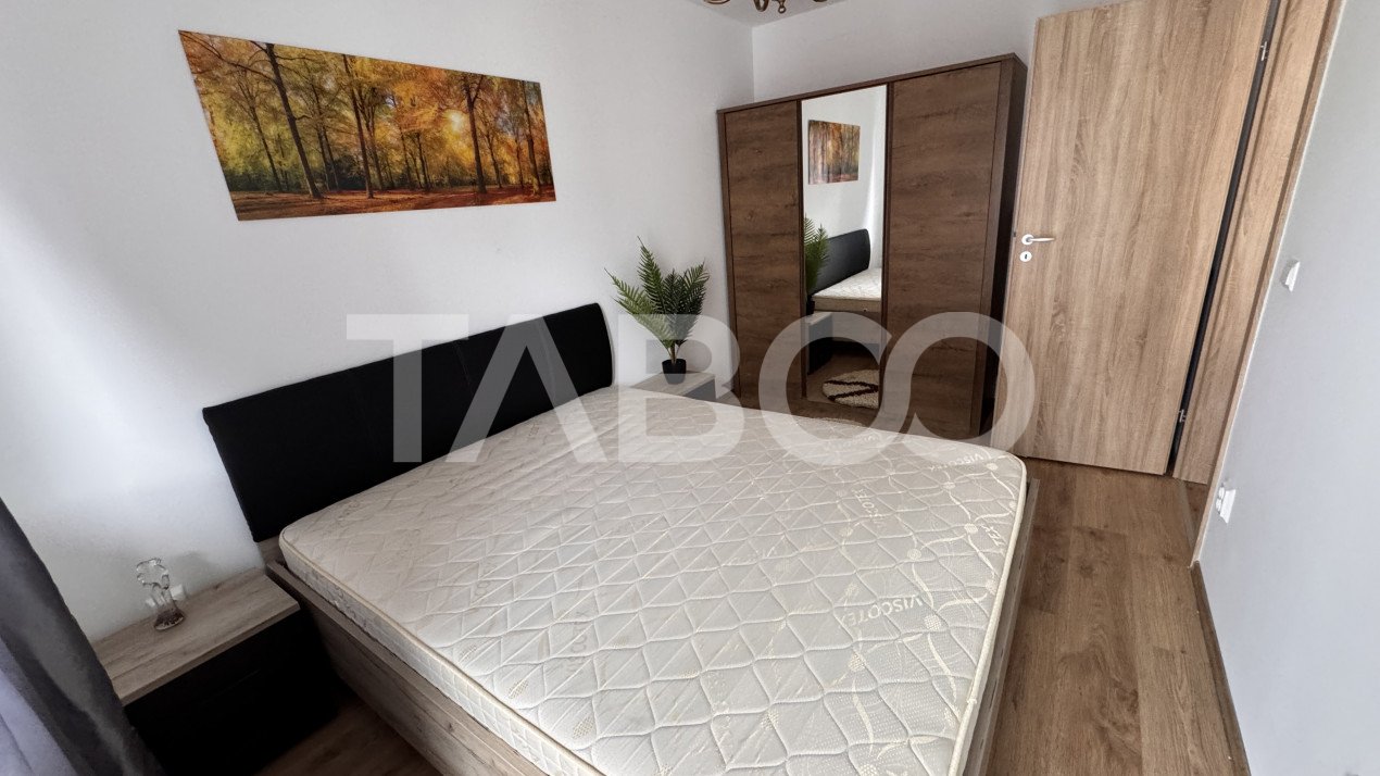 Apartament 2 camere mobilat 49mp balcon loc de parcare Magnolia Sibiu