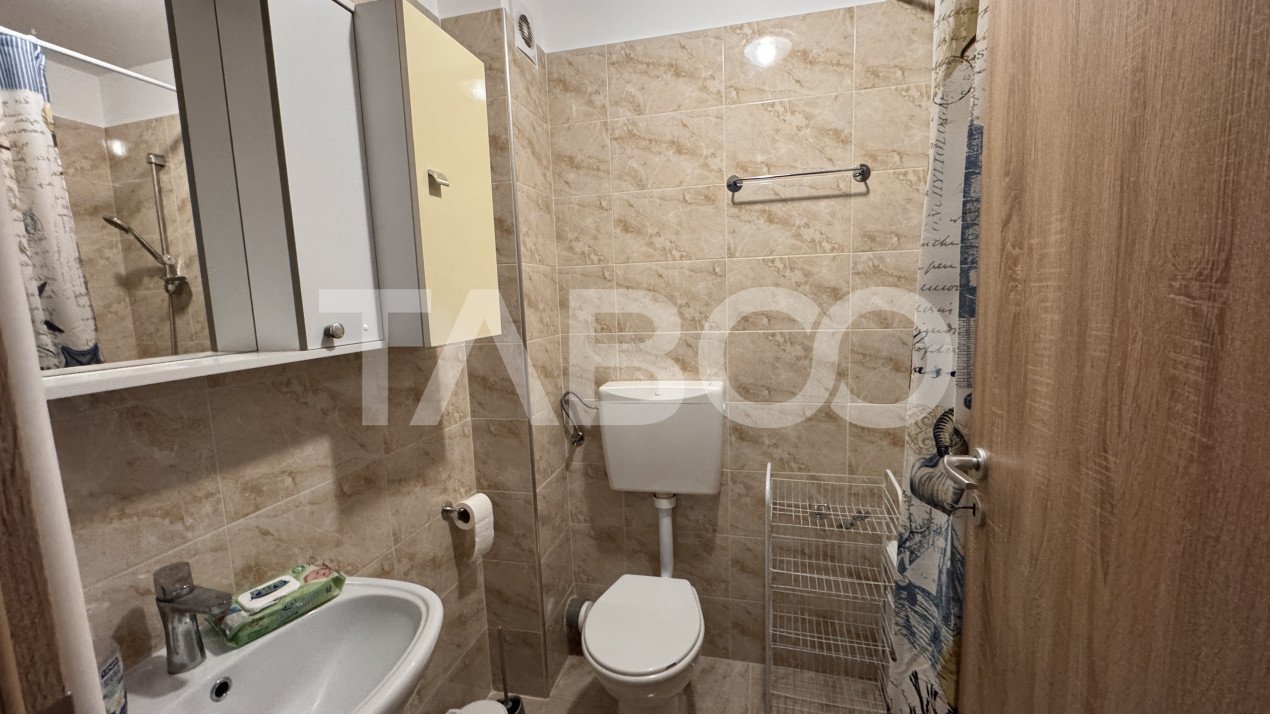 Apartament 2 camere mobilat 49mp balcon loc de parcare Magnolia Sibiu