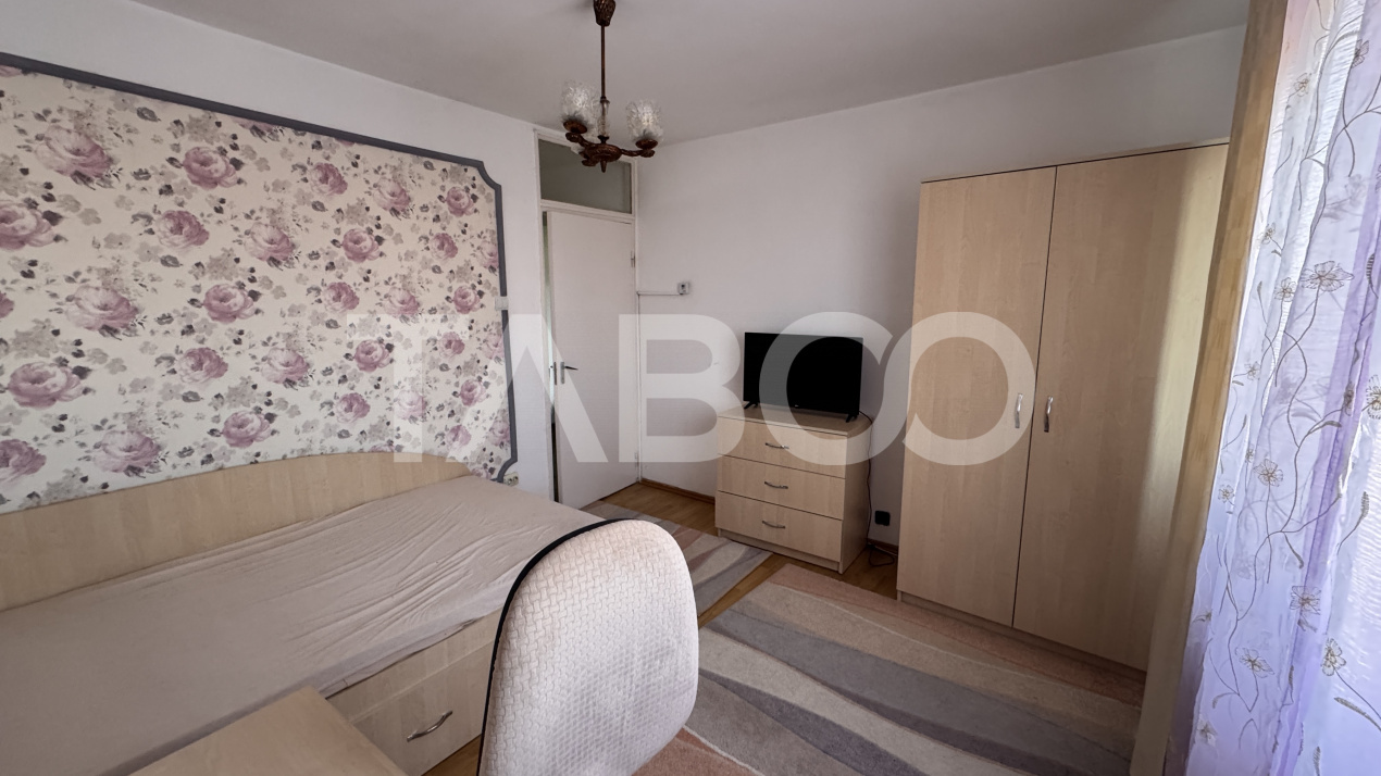 Apartament 2 camere mobilat decomandat 50mp balcon Vasile Aaron Sibiu in Sibiu - Vasile Aaron