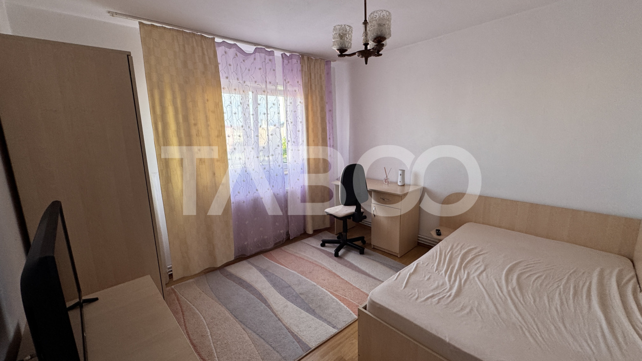 Apartament 2 camere mobilat decomandat 50mp balcon Vasile Aaron Sibiu