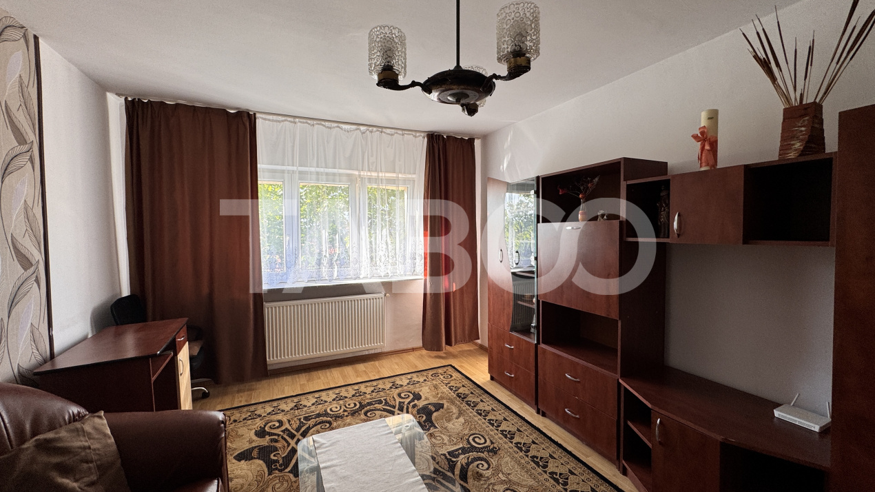 Apartament 2 camere mobilat decomandat 50mp balcon Vasile Aaron Sibiu