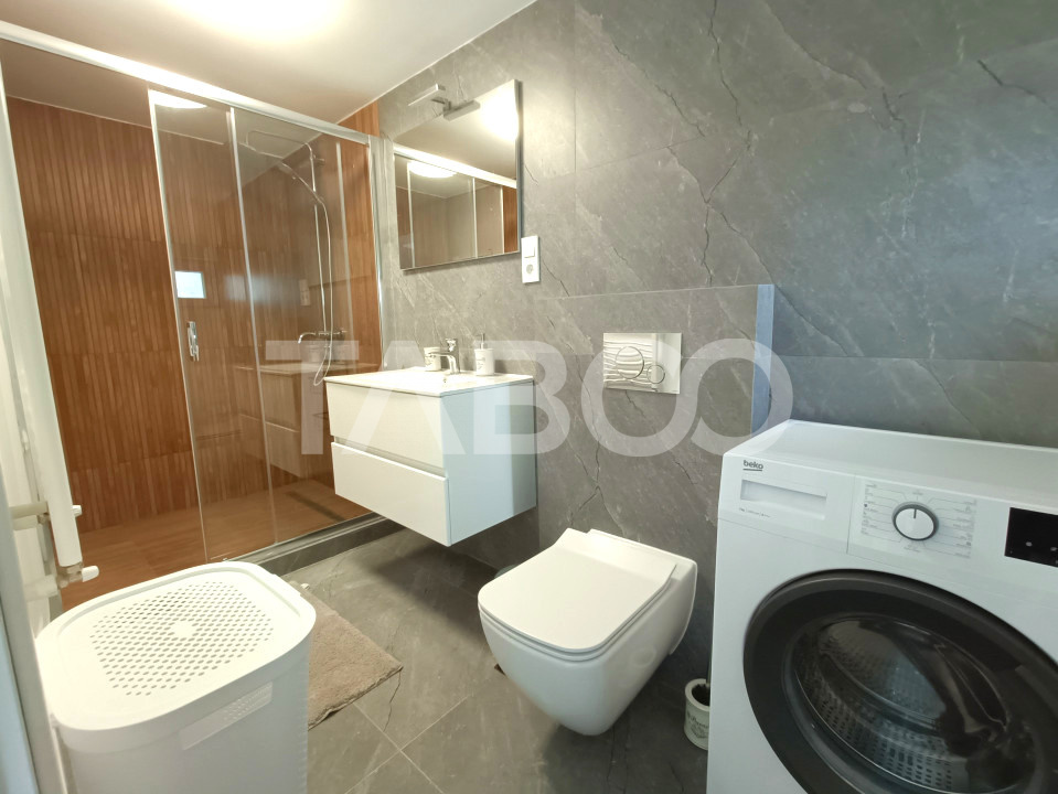 Apartament 2 camere - mobilat modern - curte proprie cu filigorie