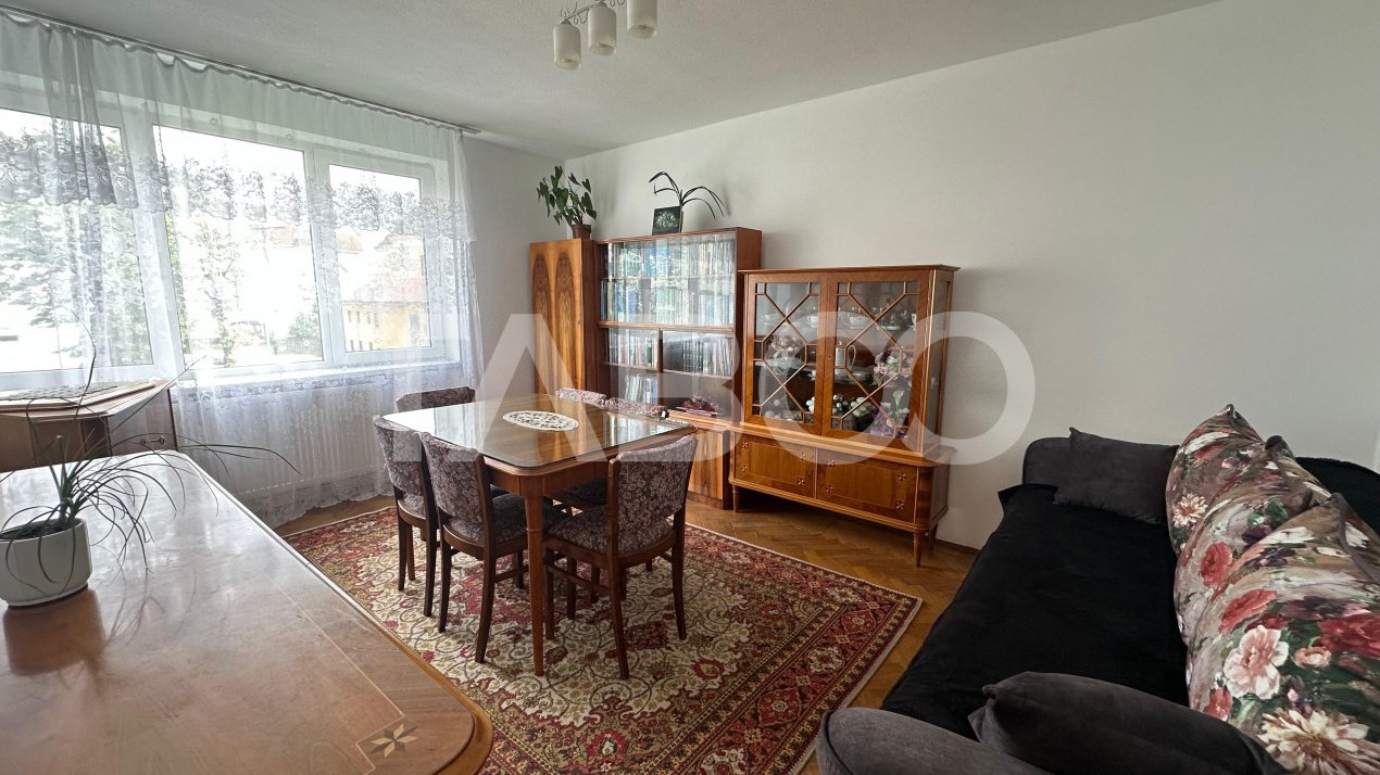 Apartament 2 camere mobilat utilat 45 mpu zona Terezian Sibiu