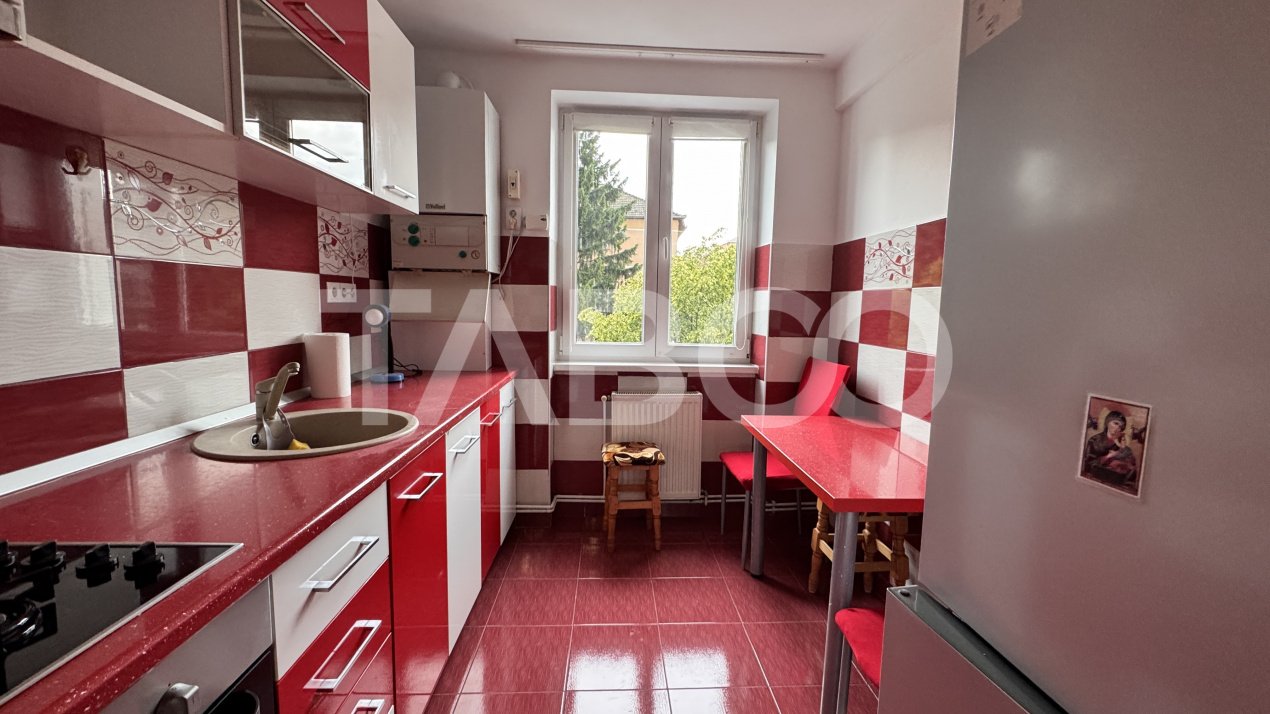 Apartament 2 camere mobilat utilat 63 mpu balcon Mihai Viteazu Sibiu