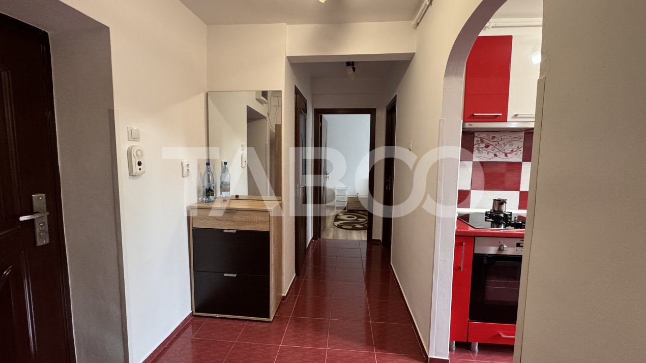 Apartament 2 camere mobilat utilat 63 mpu balcon Mihai Viteazu Sibiu