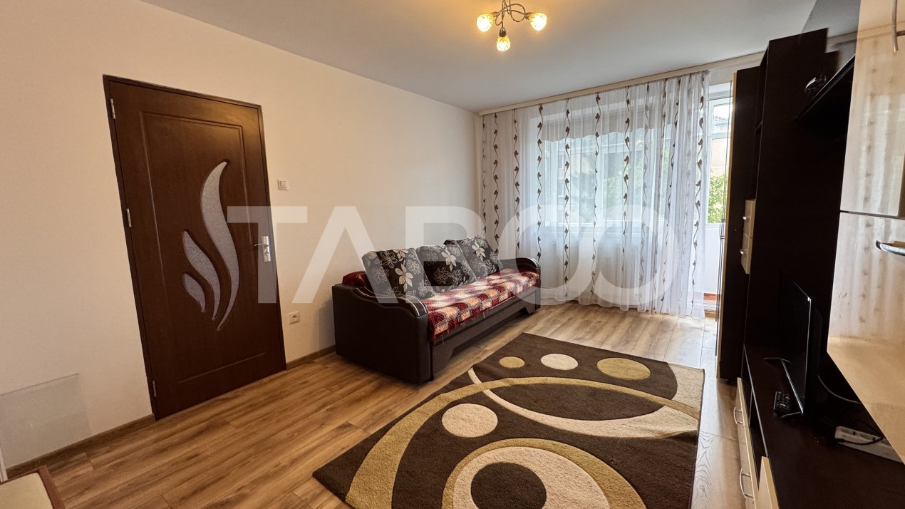 Apartament 2 camere mobilat utilat 63 mpu balcon Mihai Viteazu Sibiu