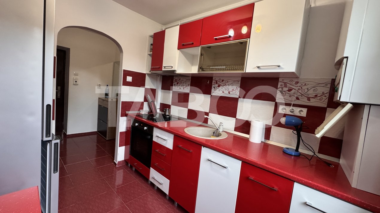 Apartament 2 camere mobilat utilat 63 mpu balcon Mihai Viteazu Sibiu