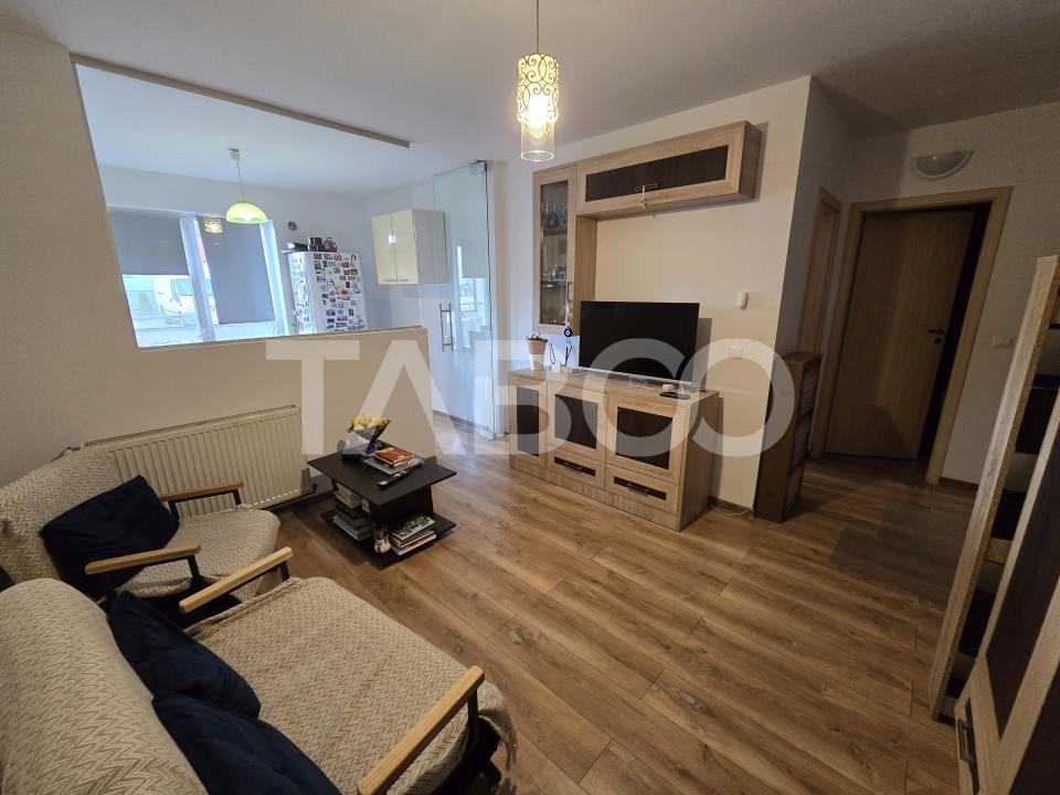 Apartament 2 camere mobilat utilat balcon si parcare in Magnolia Sibiu