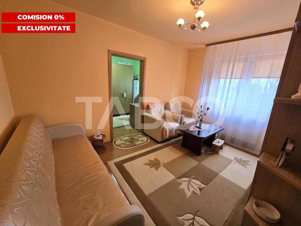 Apartament 2 camere mobilat utilat Mihai Viteazul Sibiu Comision 0