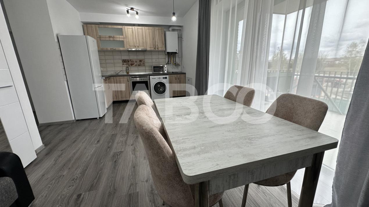 Apartament 2 camere modern bloc cu lift parcare zona Piata Cluj Sibiu