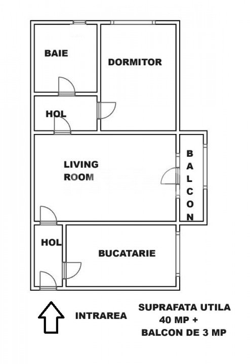 Apartament 2 camere pivinita si balcon de vanzare in Vasile Aaron