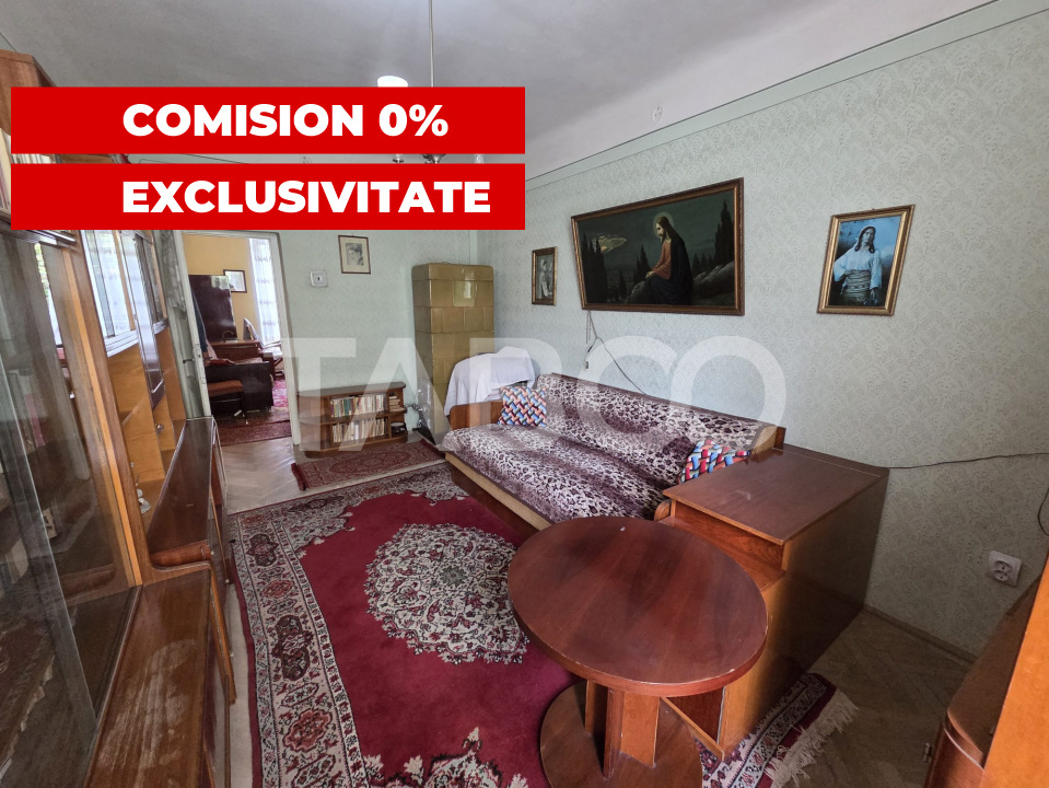 Apartament 2 camere semidecomandat 42 mp utili etajul 1 zona Negoiu in Fagaras - Negoiu