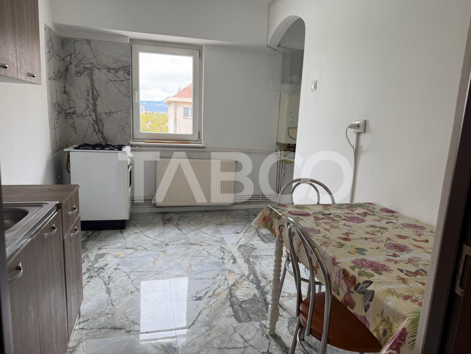 Apartament 2 dormitoare 50 mpu mobilat balcon zona Centrala Sibiu