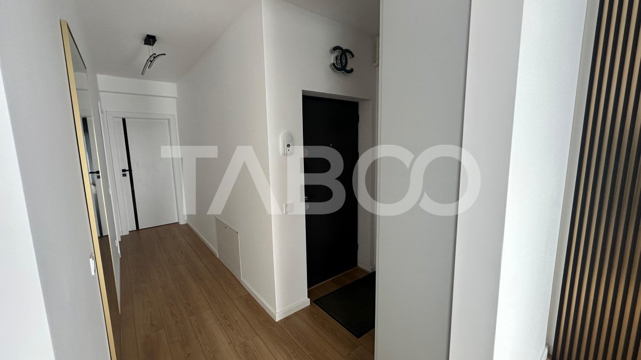 Apartament 2 finisat modern camere mobilat utilat 53 mpu  balcon 