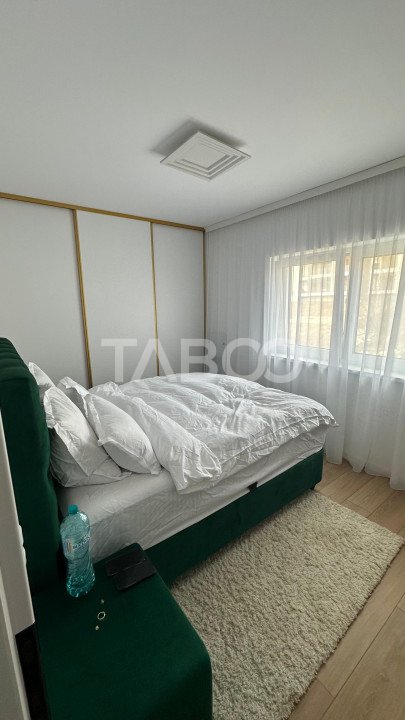 Apartament 2 finisat modern camere mobilat utilat 53 mpu  balcon 