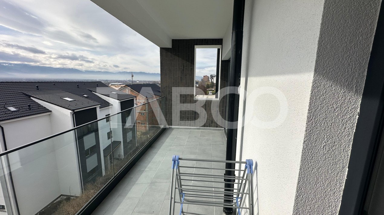 Apartament 2 finisat modern camere mobilat utilat 53 mpu  balcon 