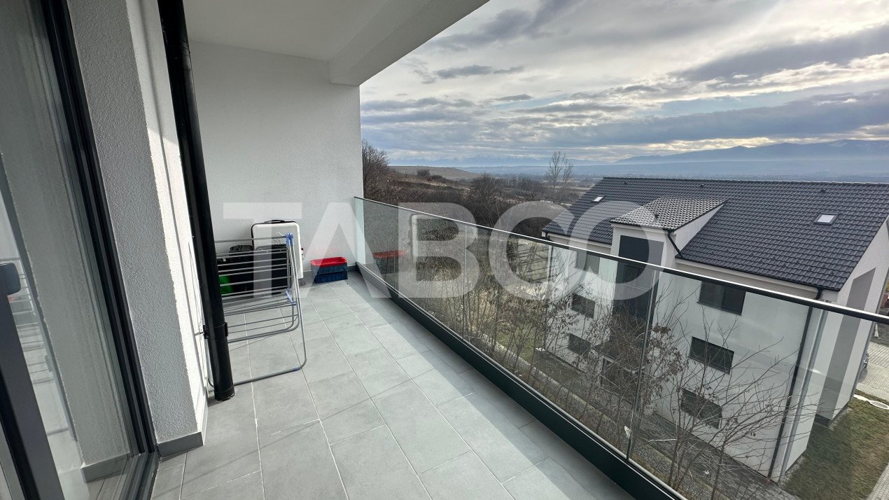 Apartament 2 finisat modern camere mobilat utilat 53 mpu  balcon 