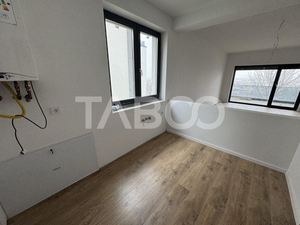 Apartament 3 camere 2 bai 72 mpu cu balcon de 15 mp si loc parcare