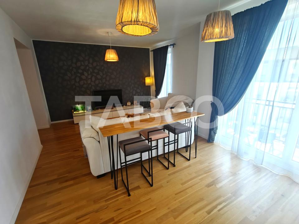 Apartament 3 camere 2 bai 76 mp utili + pod in Selimbar - zona Brana