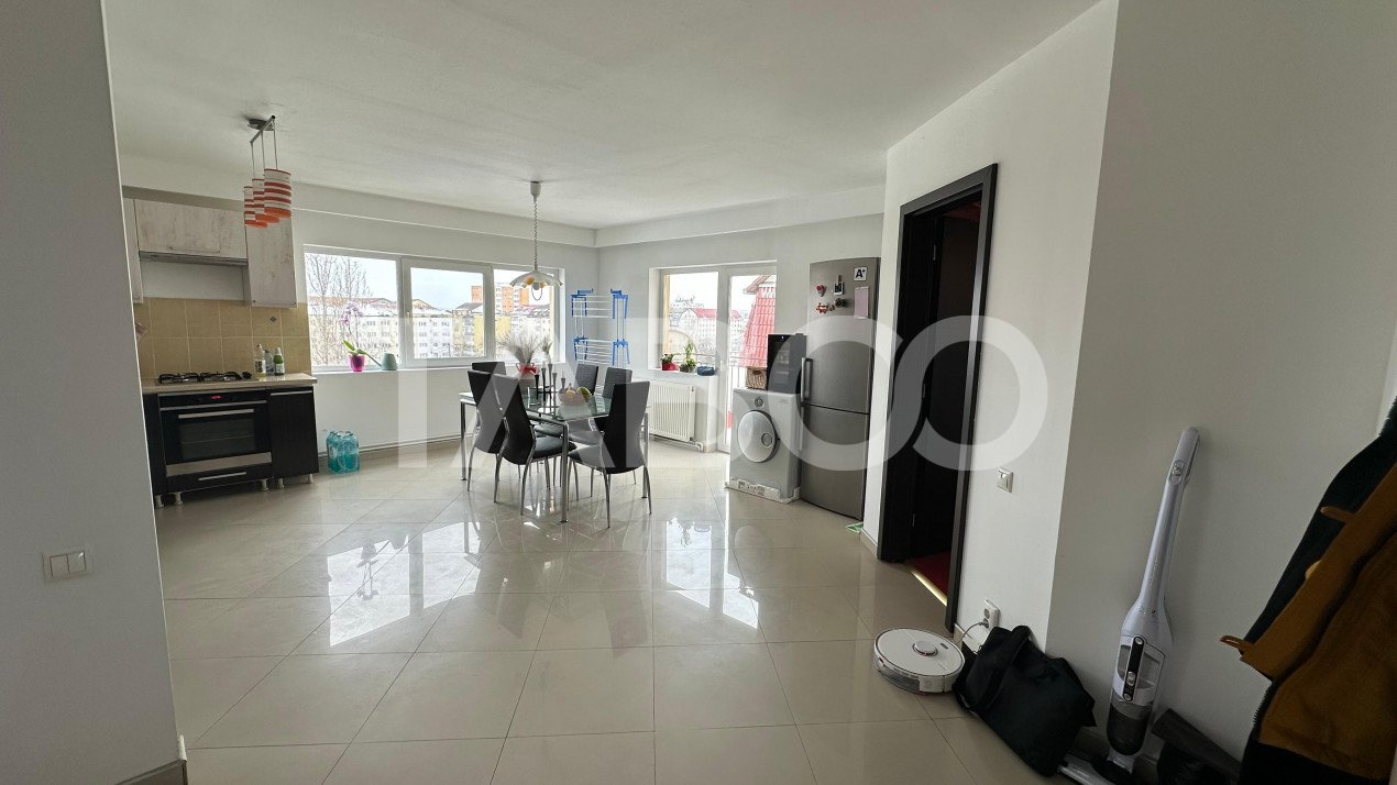 Apartament 3 camere 2 bai 91 mpu  zona Vasile Aaron Sibiu 
