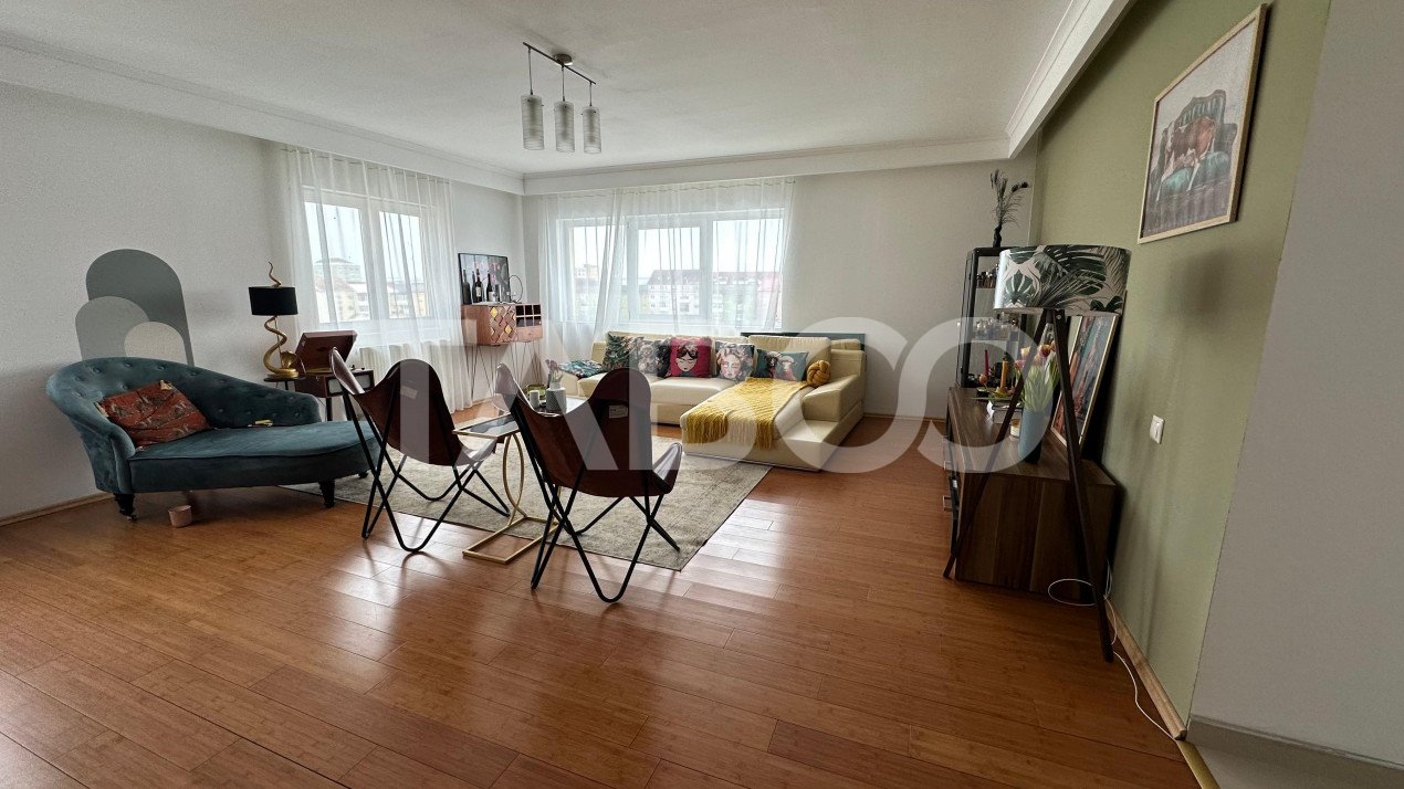 Apartament 3 camere 2 bai 91 mpu  zona Vasile Aaron Sibiu 